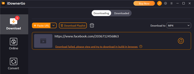 failed download fb