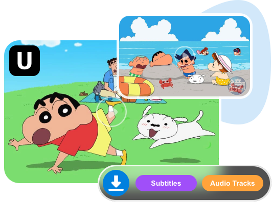 keep audio tracks u-next