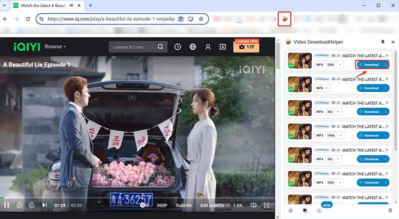 download iqiyi video chrome