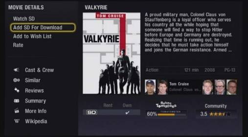 add vudu for download