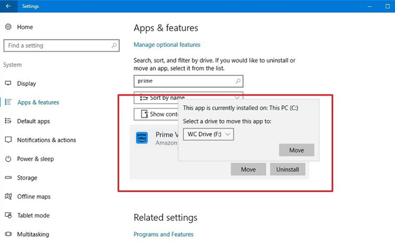 télécharger amazon prime video sur disque dur sous windows