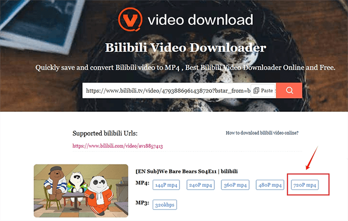 bilibili to mp4 online