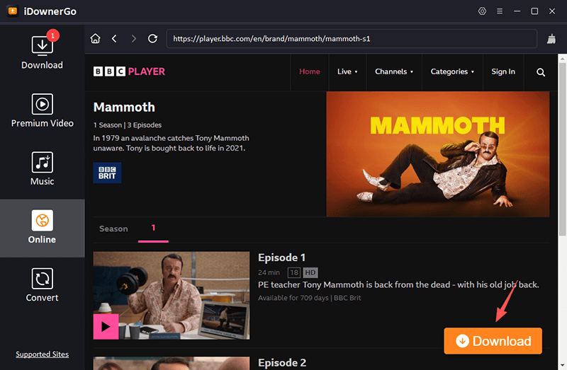 bbc iplayer動画を閲覧