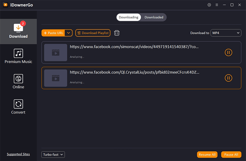 bulk download facebook comment video