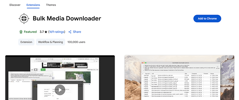 téléchargeur de médias en masse
