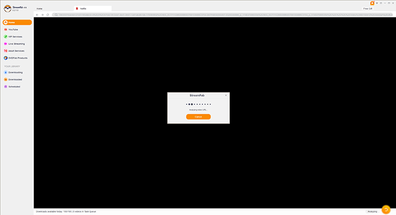 choose video in streamfab