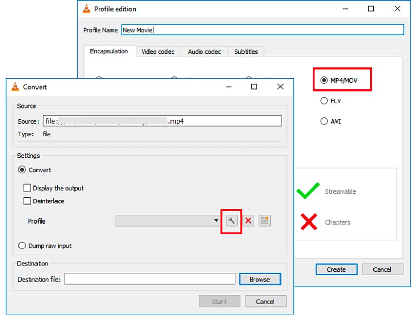 MP4 zu MOV konvertieren mit VLC Media Player