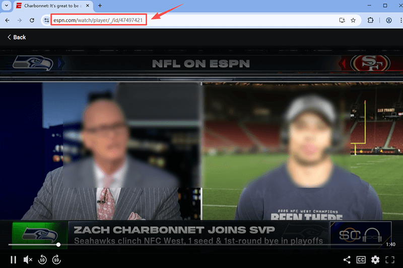 espn video url kopieren
