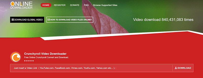 crunchyroll online downloader