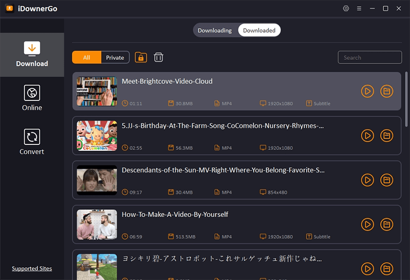 download brightcove video
