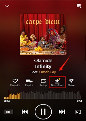 download audiomack song phone