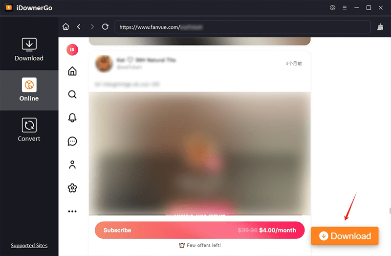 download fanvue video