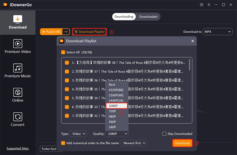 gimy playlist herunterladen