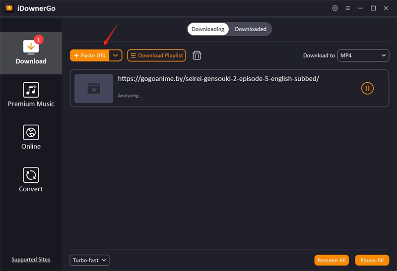 download gogoanime video