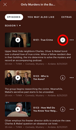 télécharger des épisodes hulu sur android