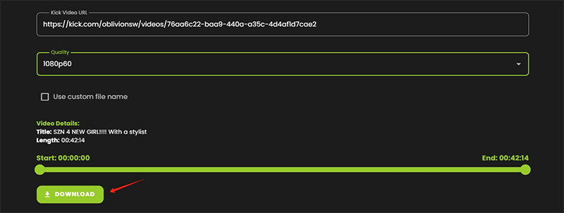 download kick video online
