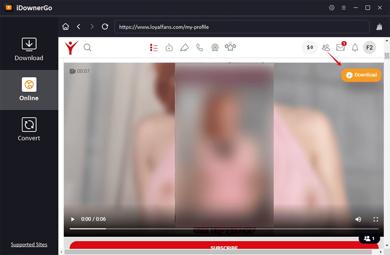 download loyalfans video