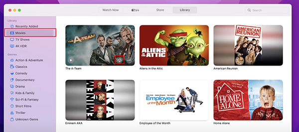 apple tvで映画をダウンロード