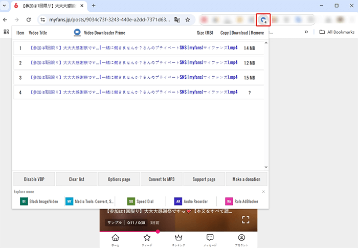 download myfans video