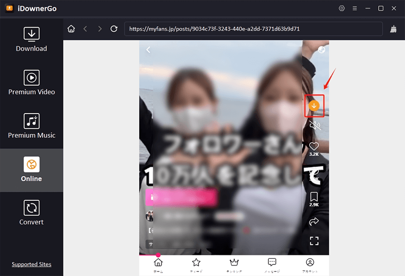 download myfans video