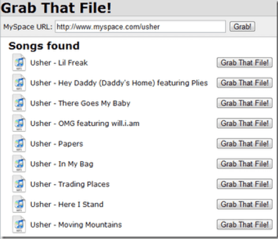 download myspace music online