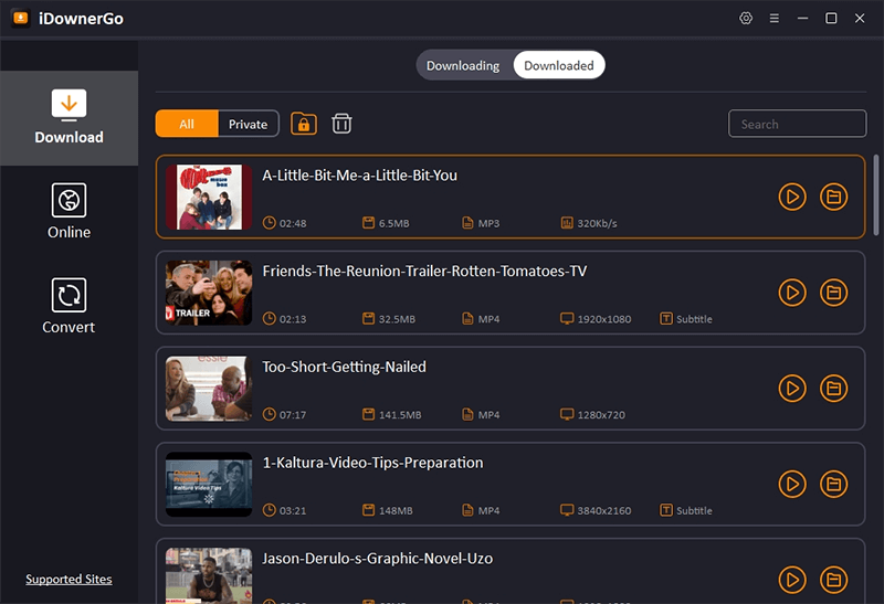 download myspace song