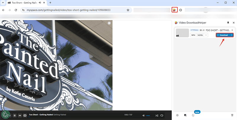 download myspace video chrome