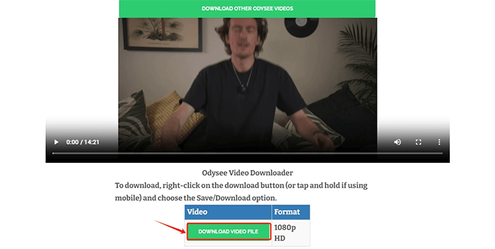 download odysee video online