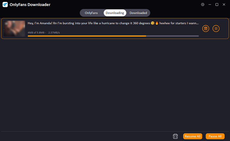 OnlyFans-Chat-Video herunterladen