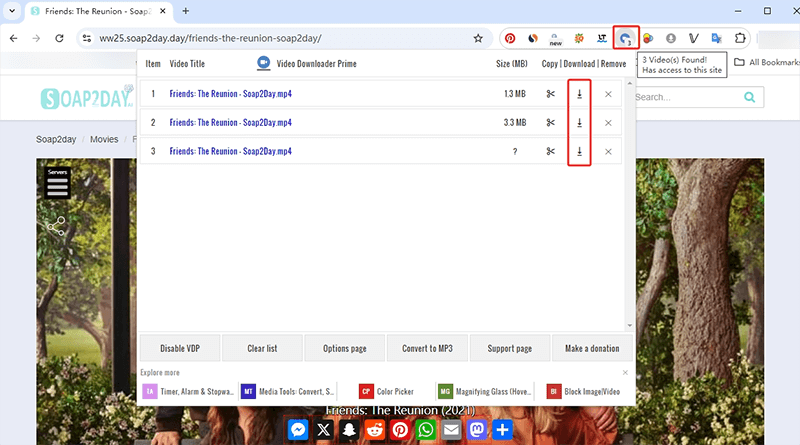 download soap2day video chrome