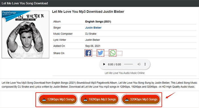 download song from pagalworld
