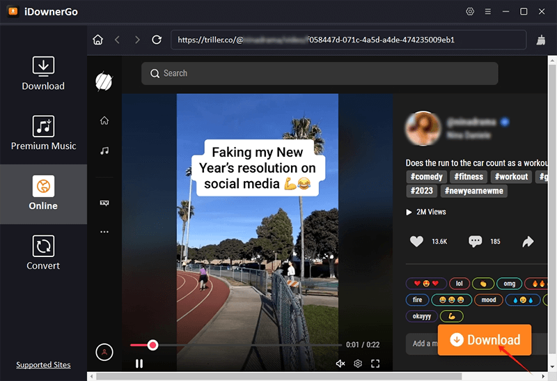 download triller video