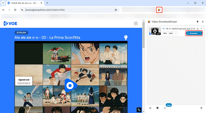 download voe video chrome
