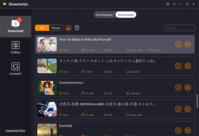 download fandom video
