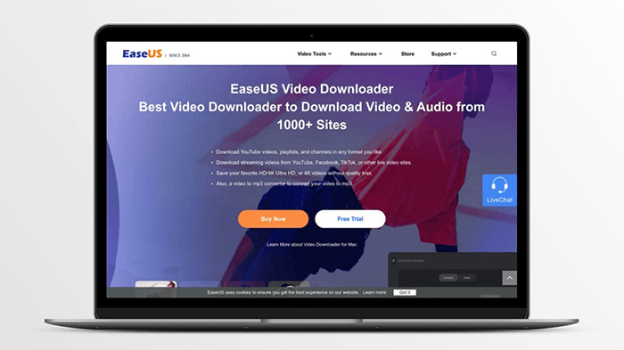avis sur easeus video downloader