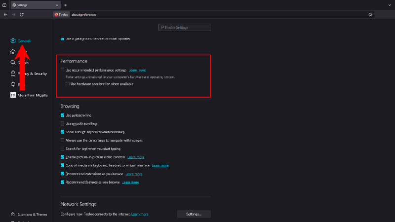 firefox hardware acceleration when available