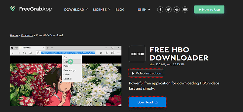freegrabapp hbo max downloader