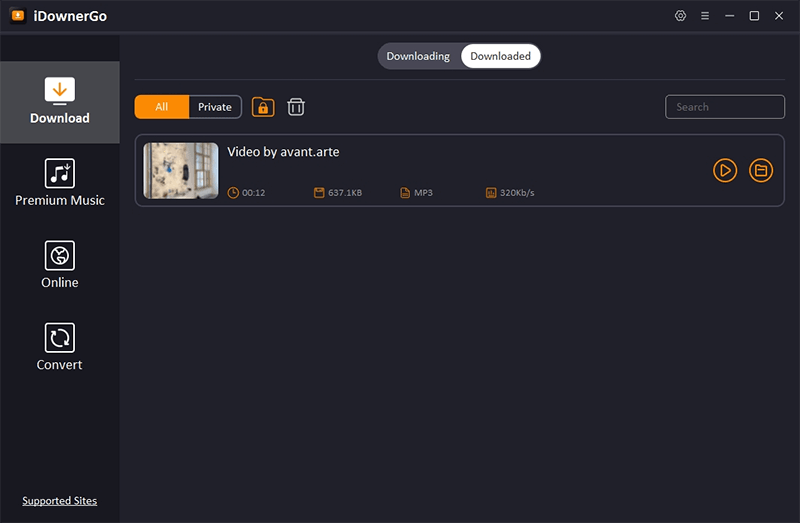 instagram to mp3 idownergo