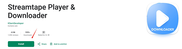 install streamtape app