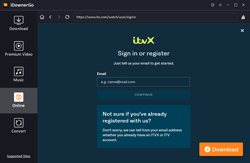 login itvx account