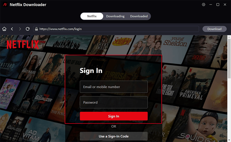login netflix account