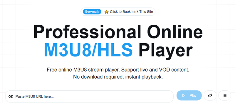 m3u8 player