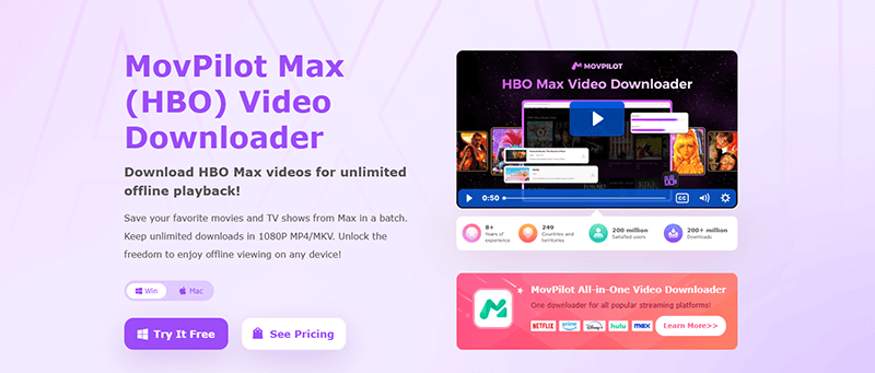 movpilot hbo video downloader