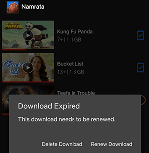 netflix download expired limit