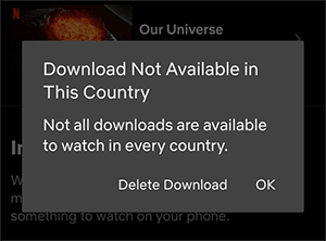 netflix download limit region
