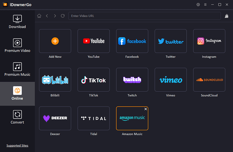 ouvrir le convertisseur amazon music