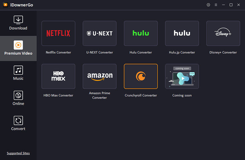 ouvrir le téléchargeur crunchyroll