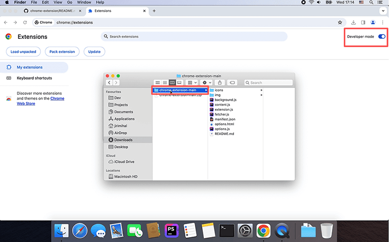 open locoloader chrome addon