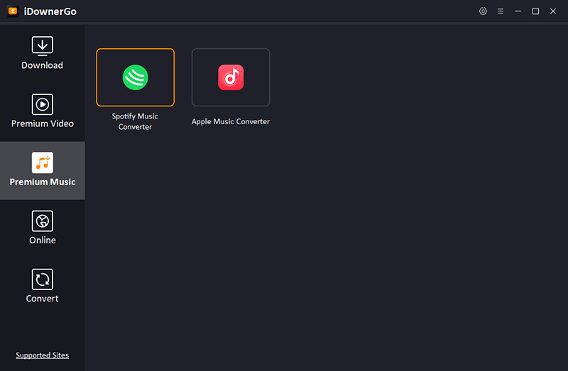 ouvrir le convertisseur de musique spotify