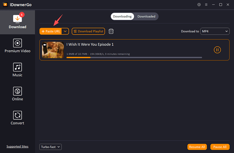 paste dramabox video url